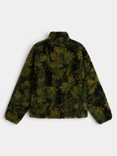 The North Face M Extreme Pile 2 Fz Jacket -Print férfi polár pulóver sötétzöld színben 7