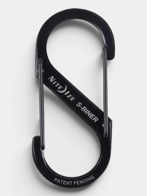 Niteize S-Biner® Stainless Steel Dual Carabiner #3 karabiner fekete színben 2