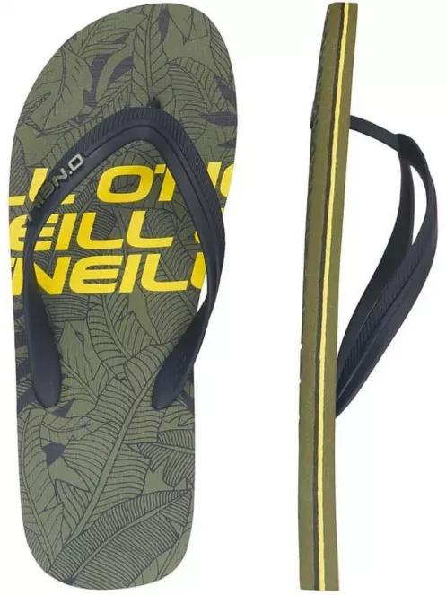 O'Neill FM Profile Graphic Sandals férfi papucs oliva színben 2