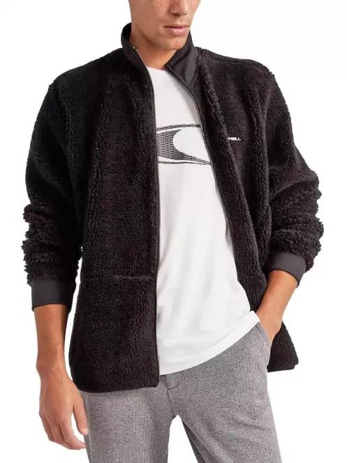 O'Neill LM Sherpa Bomber Superfleece férfi pulóver fekete színben 2