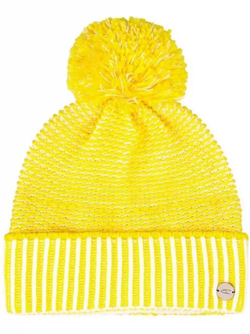 O'Neill BW Chunky Beanie női bojtos sapka sárga színben 2