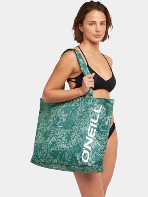 O'Neill O'Neill Coastal Print Tote női shopper táska zöld színben 5