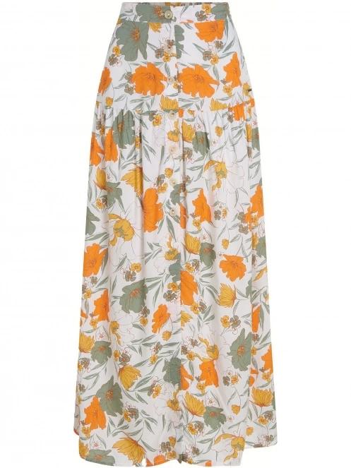 O'Neill Alofa Maxi Skirt női maxi szoknya fehér színben 6