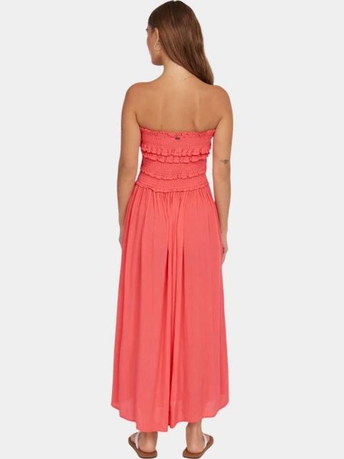 O'Neill Devyn Midi Dress női ruha rózsaszín színben 4