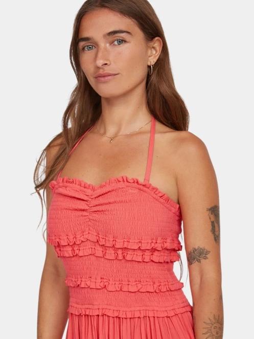 O'Neill Devyn Midi Dress női ruha rózsaszín színben 5