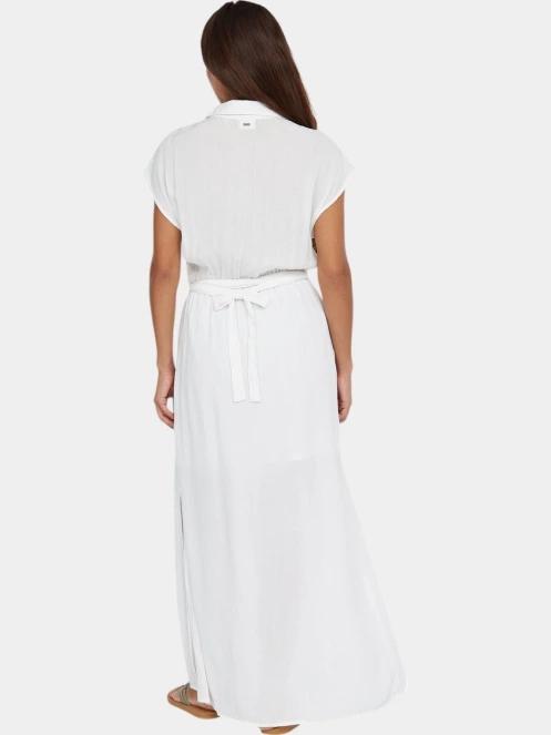 O'Neill Lori Maxi Shirt Dress női maxiruha fehér színben 4