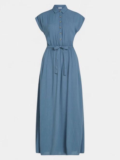 O'Neill Lori Maxi Shirt Dress női maxiruha kék színben 6