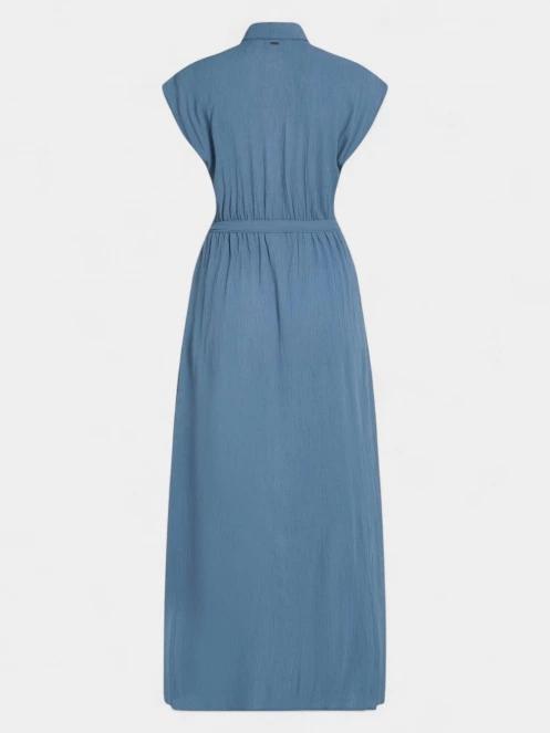 O'Neill Lori Maxi Shirt Dress női maxiruha kék színben 7