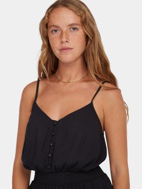 O'Neill Thin Strap Buttoned Romper női overál fekete színben 5