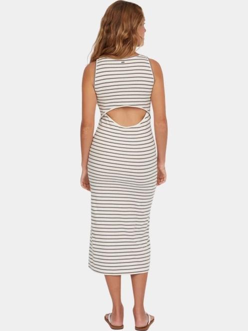 O'Neill O'Neill Jess Midi Rib Dress női midi ruha homok színben 4