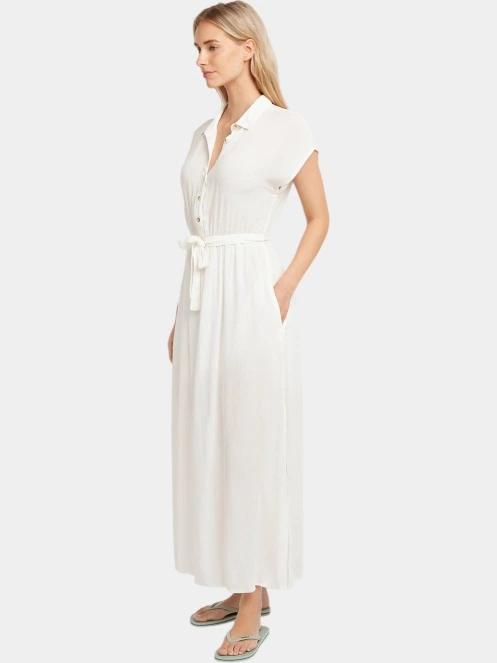 O'Neill Lori Maxi Shirt Dress női ingruha fehér színben 4