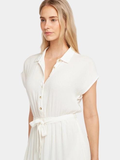 O'Neill Lori Maxi Shirt Dress női ingruha fehér színben 5