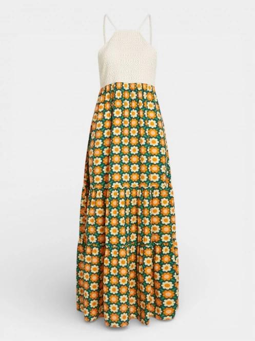 O'Neill O'Riginals Maxi Dress női maxiruha zöld színben 6