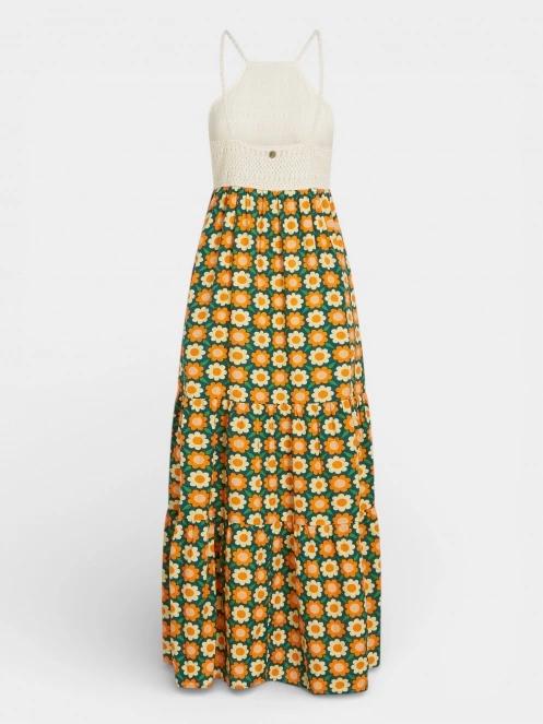 O'Neill O'Riginals Maxi Dress női maxiruha zöld színben 7