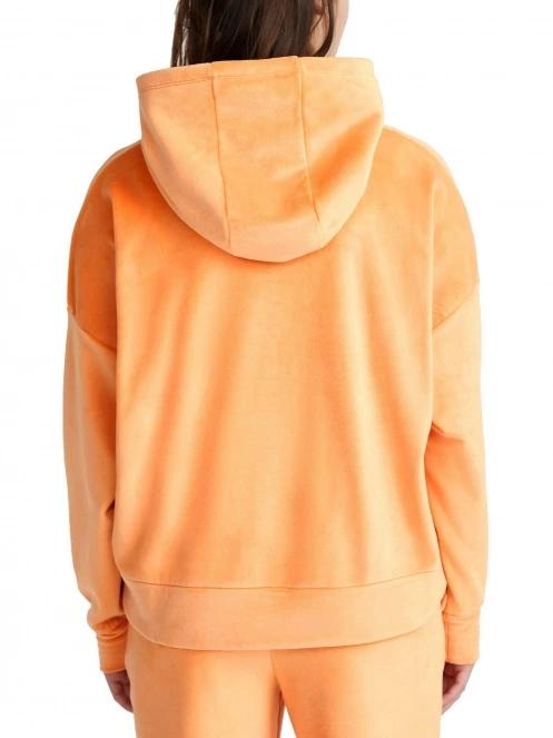 O'Neill Velour Hoodie Fleece női polár pulóver narancssárga színben 4