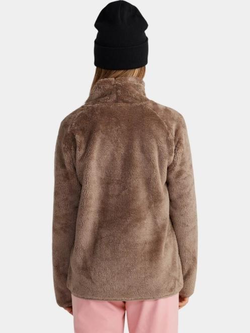 O'Neill Hazel Fleece női polár pulóver barna színben 3