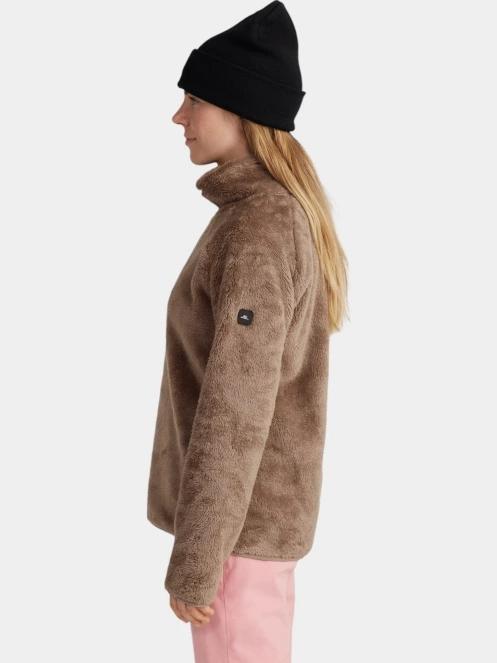 O'Neill Hazel Fleece női polár pulóver barna színben 4