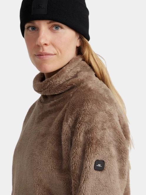 O'Neill Hazel Fleece női polár pulóver barna színben 5