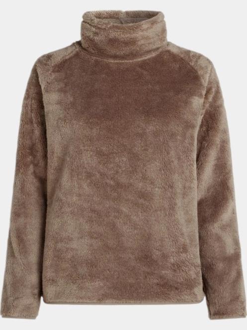 O'Neill Hazel Fleece női polár pulóver barna színben 7