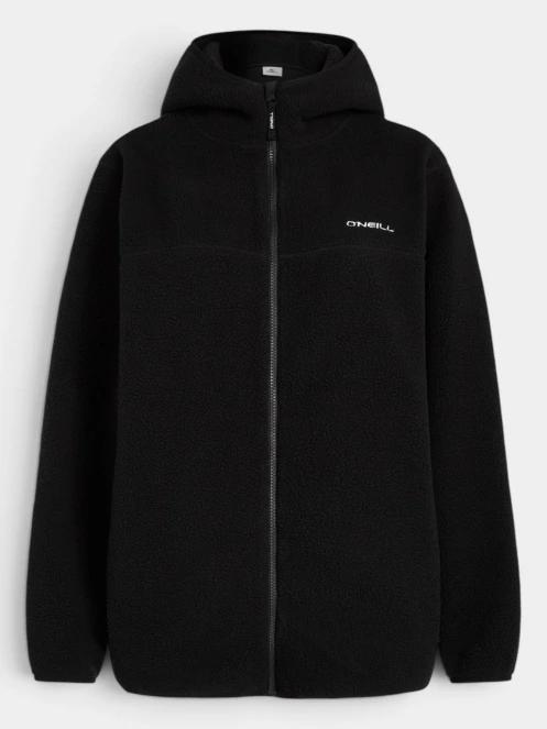 O'Neill O'Neill Must-Have Long Fz High Pile Fleece női polár pulóver fekete színben 7