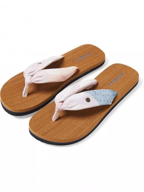 O'Neill Ditsy Sun Seaweed Sandals női papucs barna színben 2