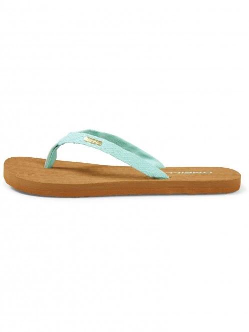O'Neill Ditsy Jacquard Bloom Sandals női flip flop papucs zöld színben 3