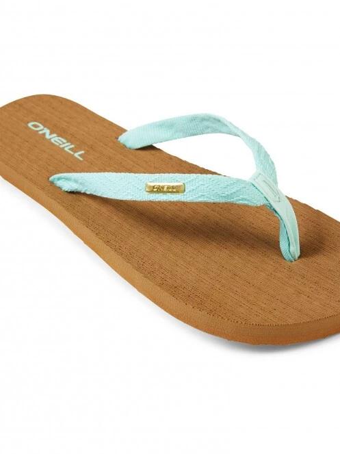 O'Neill Ditsy Jacquard Bloom Sandals női flip flop papucs zöld színben 4