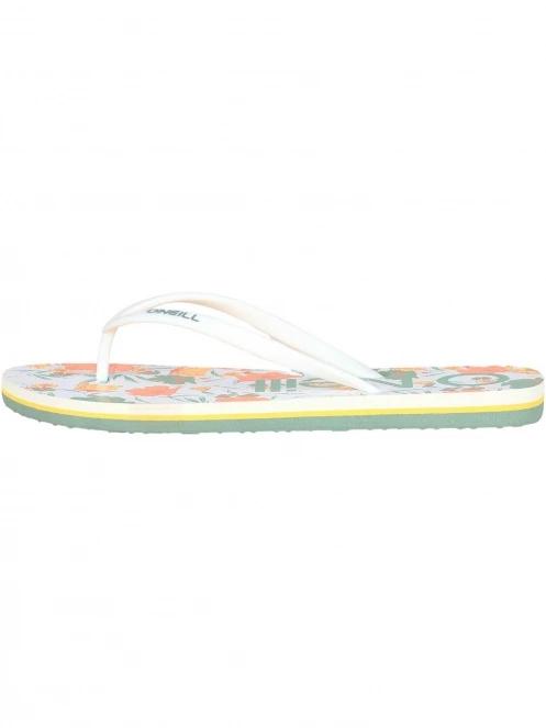 O'Neill Profile Graphic Sandals női flip flop papucs fehér színben 2