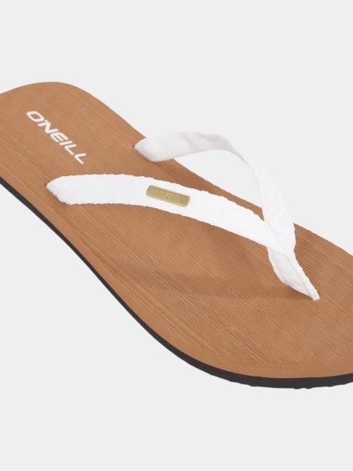 O'Neill Ditsy Jacquard Sandals női flip flop papucs fehér színben 4