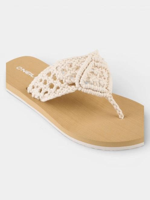 O'Neill Ditsy Crochet Sandals női flip flop papucs fehér színben 2