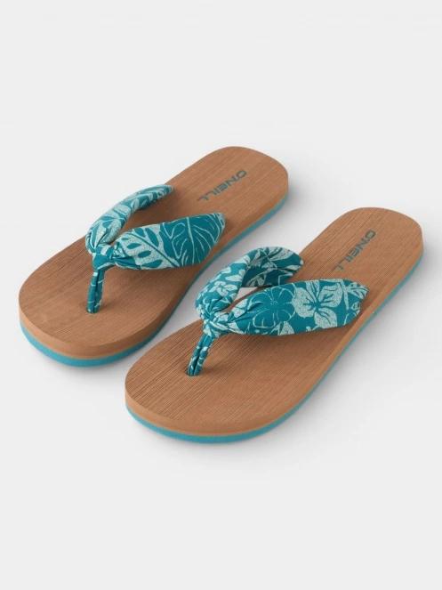 O'Neill Ditsy Sun Sandals női flip flop papucs zöld színben 4