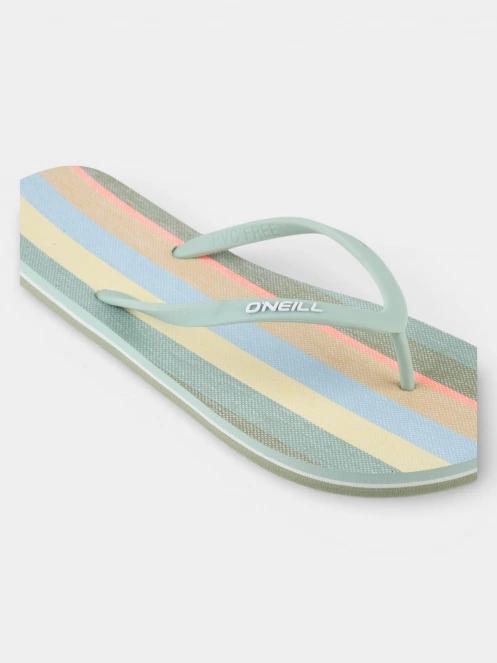 O'Neill Profile Graphic Sandals női flip flop papucs zöld színben 2