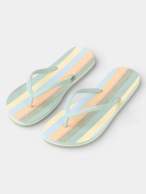 O'Neill Profile Graphic Sandals női flip flop papucs zöld színben 4