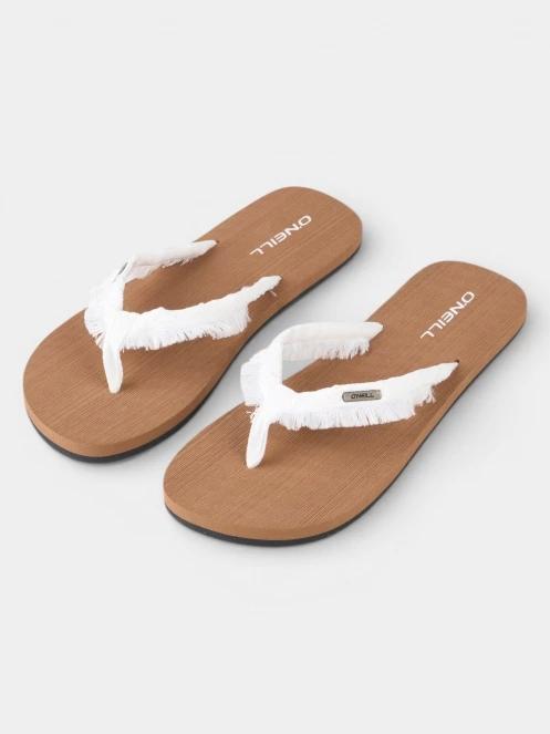 O'Neill Ditsy Jacquard Sandals női papucs fehér színben 4