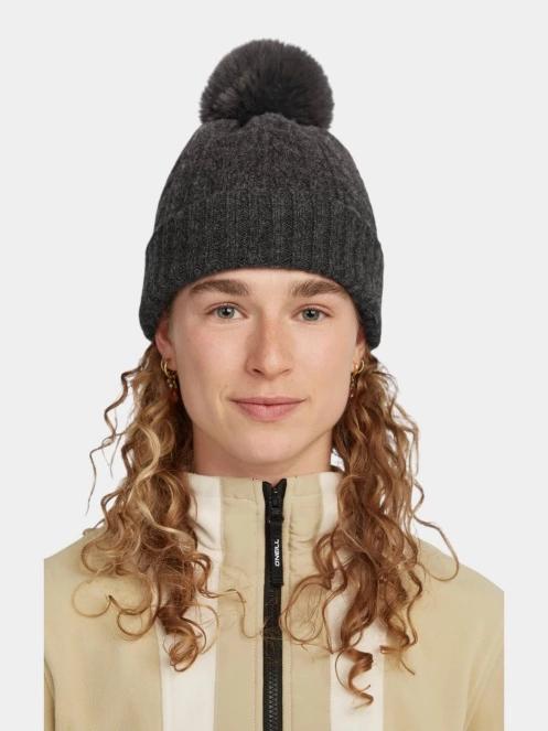 O'Neill Nora Beanie bojtos sapka szürke színben 4
