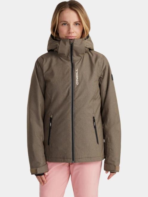 O'Neill Stuvite Snow Jacket (Melange) női síkabát oliva színben 2