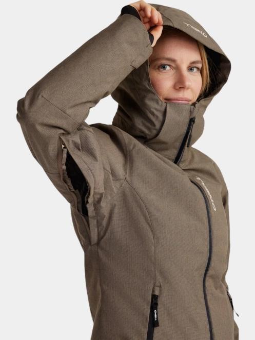O'Neill Stuvite Snow Jacket (Melange) női síkabát oliva színben 5