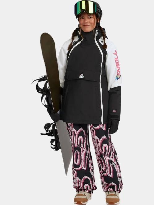 O'Neill FWC'Play Asymmetric Snow Jacket női síkabát fekete színben 5