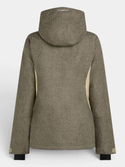 O'Neill Fwc'Cruz Melange Snow Jacket női síkabát oliva színben 11