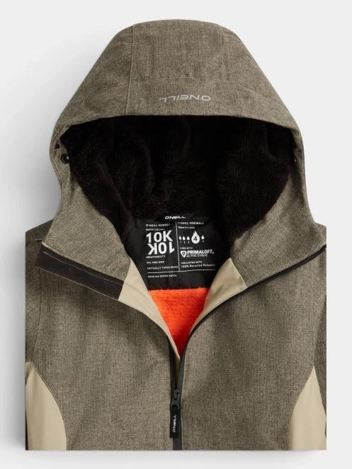 O'Neill Fwc'Cruz Melange Snow Jacket női síkabát oliva színben 12