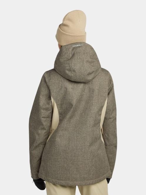 O'Neill Fwc'Cruz Melange Snow Jacket női síkabát oliva színben 4