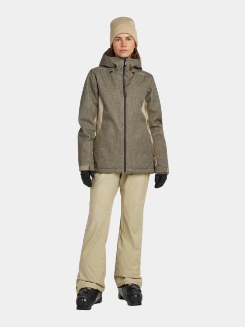 O'Neill Fwc'Cruz Melange Snow Jacket női síkabát oliva színben 5