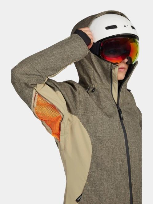O'Neill Fwc'Cruz Melange Snow Jacket női síkabát oliva színben 6