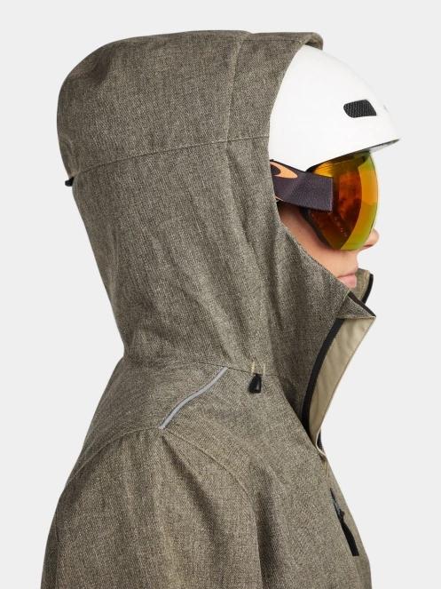 O'Neill Fwc'Cruz Melange Snow Jacket női síkabát oliva színben 7