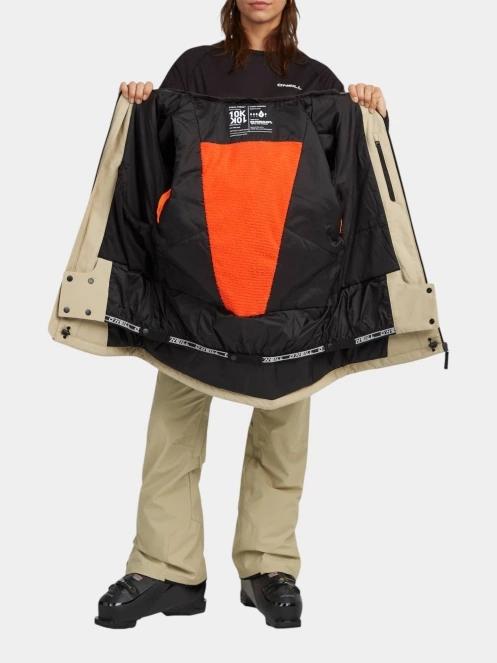 O'Neill Fwc'Cruz Melange Snow Jacket női síkabát oliva színben 9