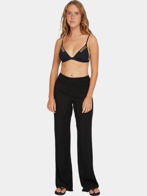 O'Neill Johnny Smocked Waist Pants női hosszú nadrág fekete színben 5