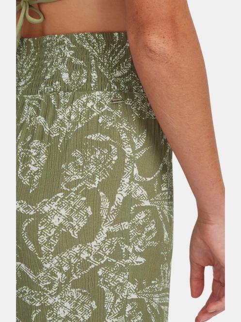 O'Neill Johnny Smocked Waist Pants női hosszú nadrág zöld színben 6