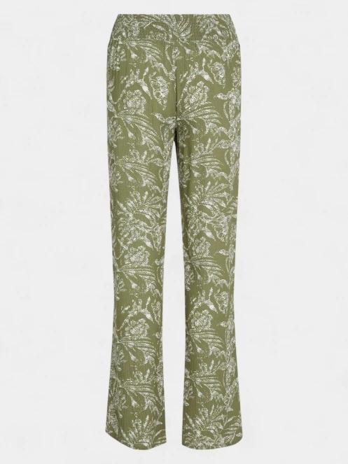 O'Neill Johnny Smocked Waist Pants női hosszú nadrág zöld színben 8