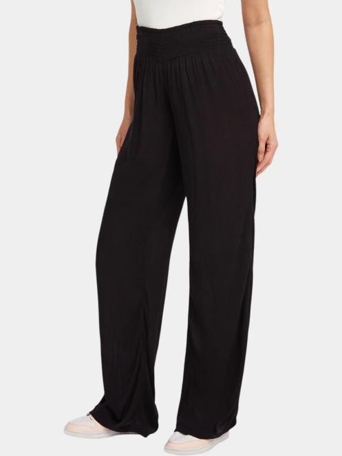 O'Neill Johnny Smocked Waist Pants női nyári nadrág fekete színben 4