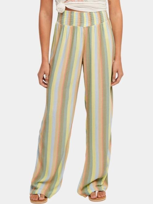 O'Neill Johnny Smocked Waist Pants női nyári nadrág zöld színben 2